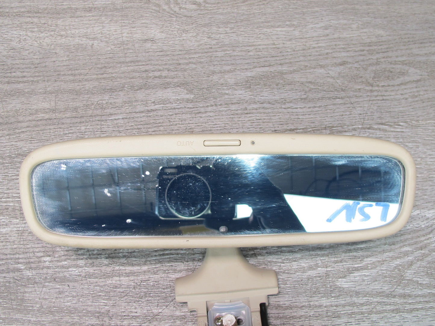 95-00 Lexus UCF20L LS400 Auto Dim Interior Rear View Mirror w Sun Visor OEM