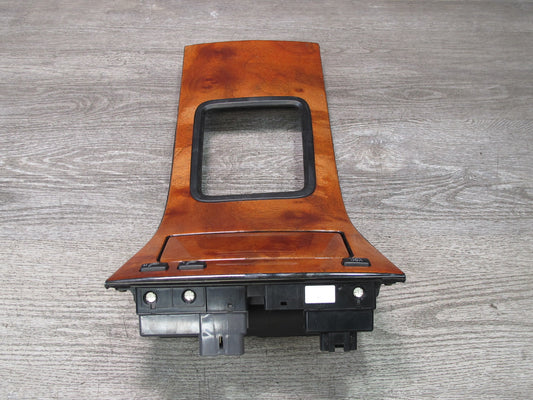 98-00 Lexus LS400 Center Console Shifter Wood Trim w VSC Heated Seat Switch OEM