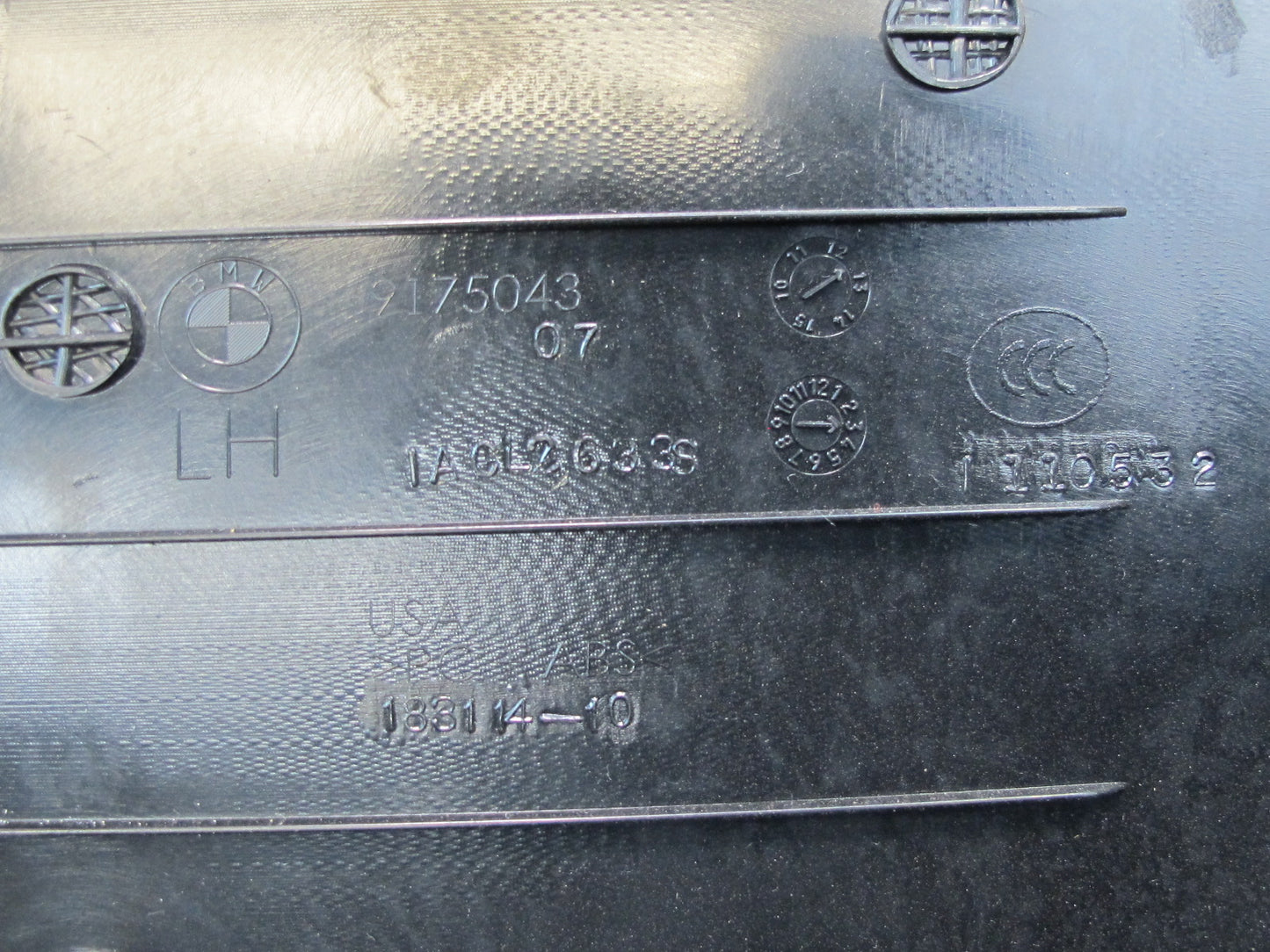 11-17 BMW F25 X3 Set of 2 Front Left & Right Kick Trim Cover Panel OEM
