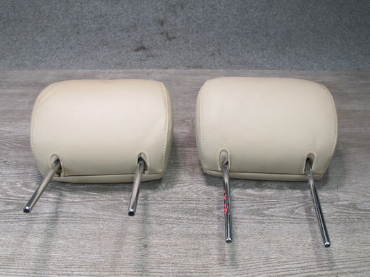 1998-2002 Lexus J100 LX470 Front Left & Right Leather Seat Headrest Set of 2