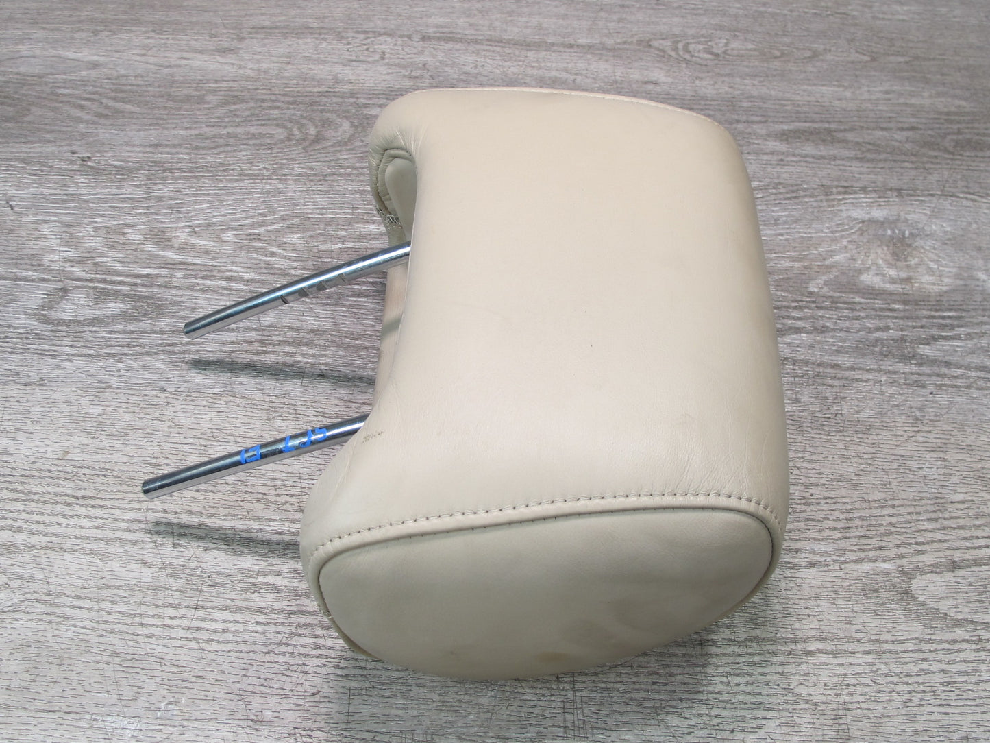 92-98 Lexus JZZ31L SC400 SC300 Set of 2 Front Seat Leather Headrest Ivory OEM