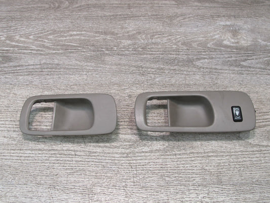 95-00 Lexus LS400 Set of 2 Front & Rear Right Interior Door Handle Trim OEM
