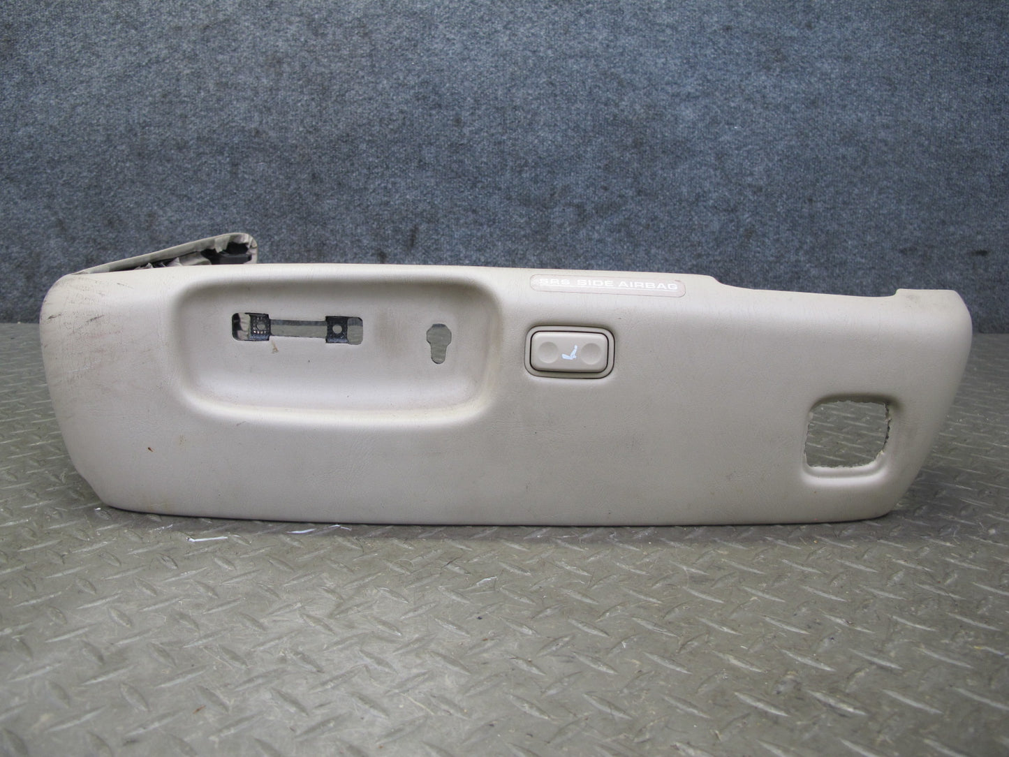 98-00 Lexus UCF20L LS400 Front Left Seat Adjust Trim Cover Panel Set Ivory OEM