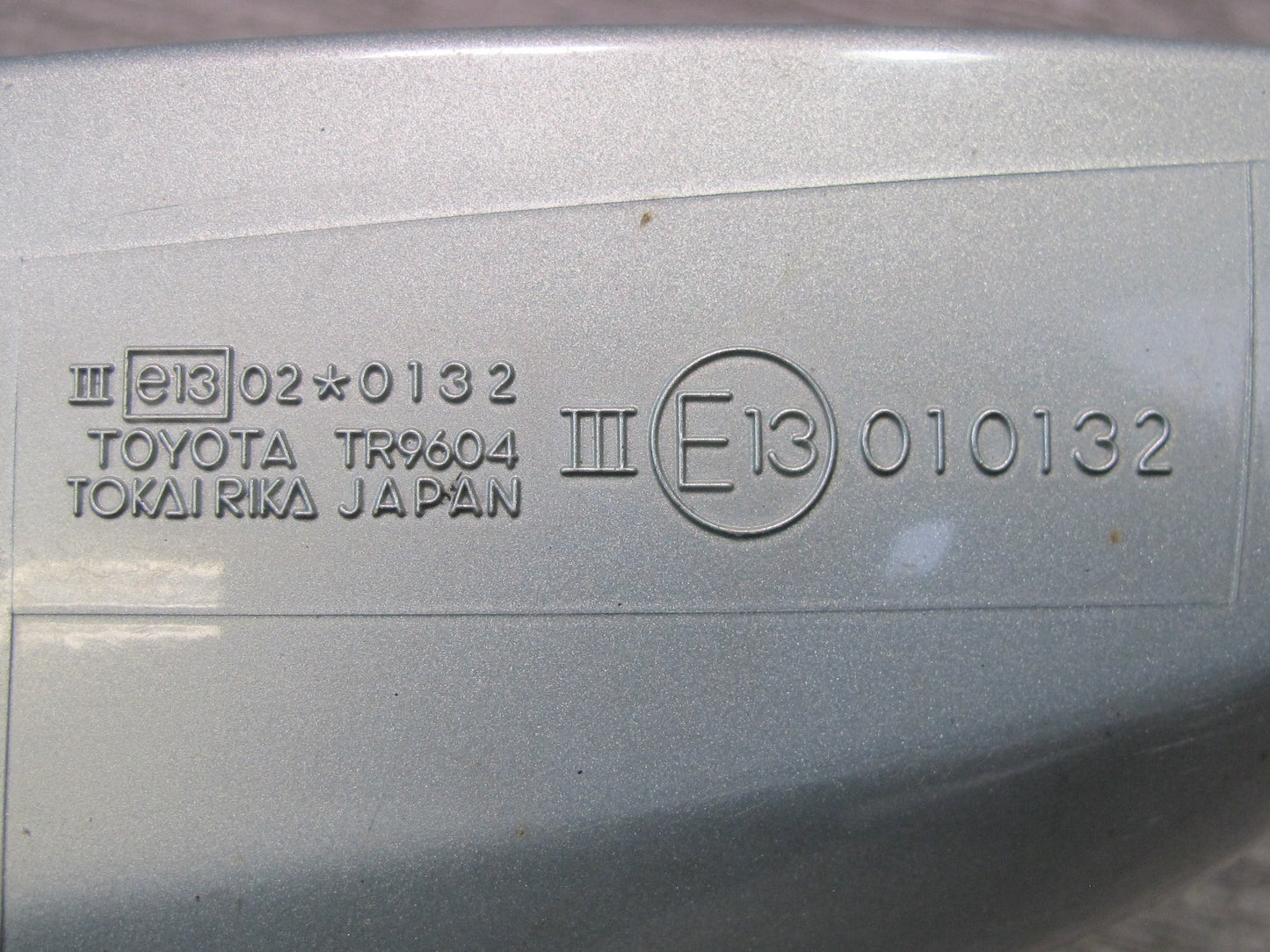 98-99 Lexus UCF20L LS400 Right Door Exterior Side View Heated Mirror Silver OEM