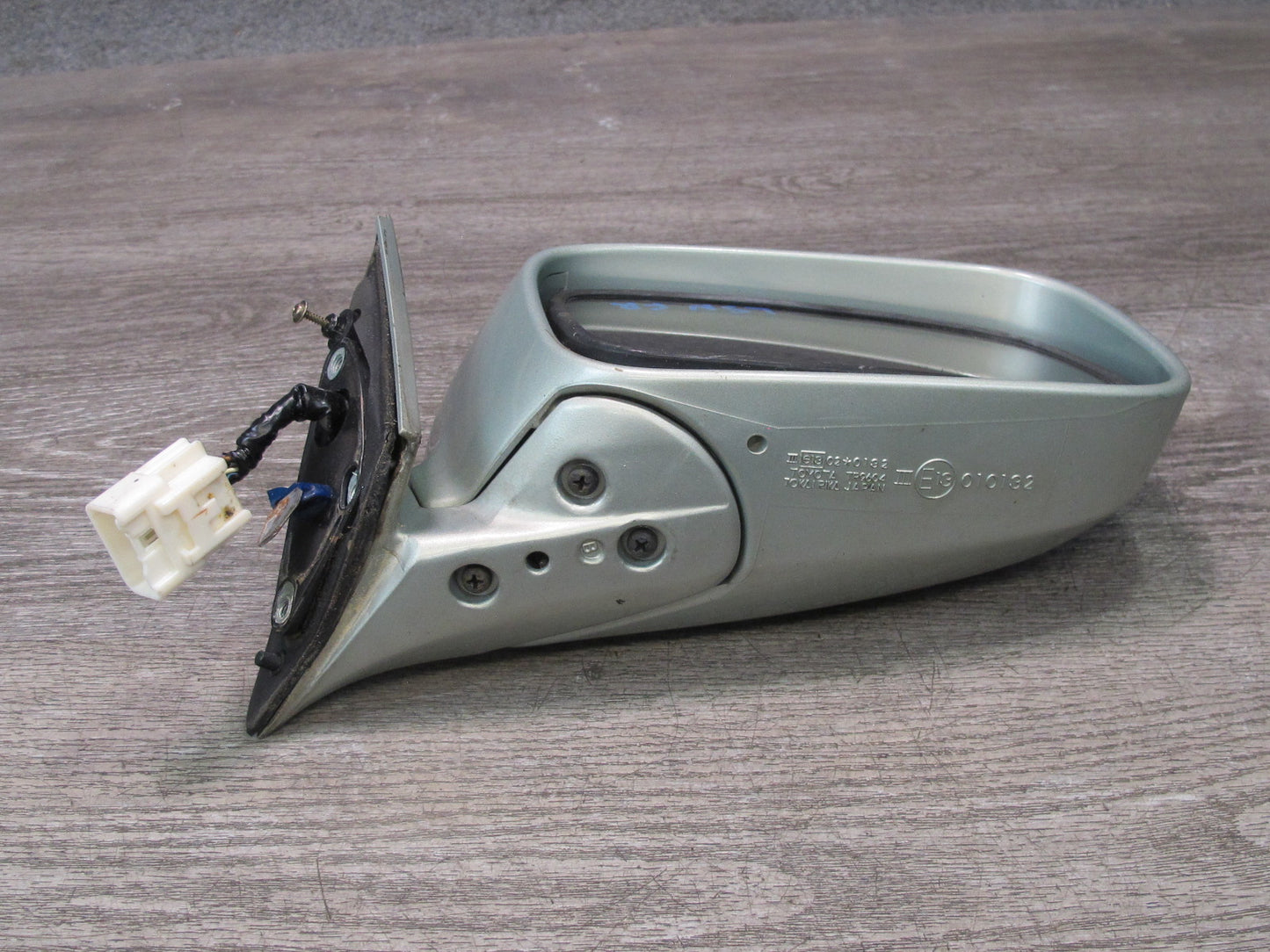 98-99 Lexus UCF20L LS400 Right Door Exterior Side View Heated Mirror Silver OEM