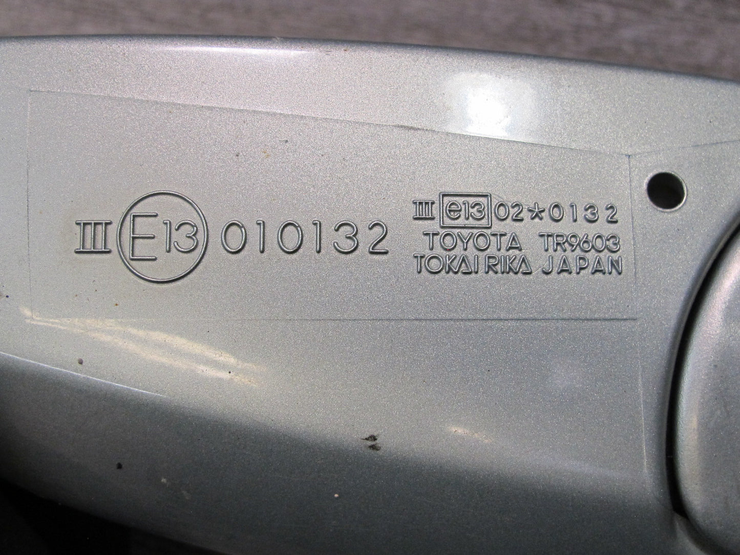 98-99 Lexus UCF20L LS400 Left Door Exterior Side View Heated Mirror Silver OEM