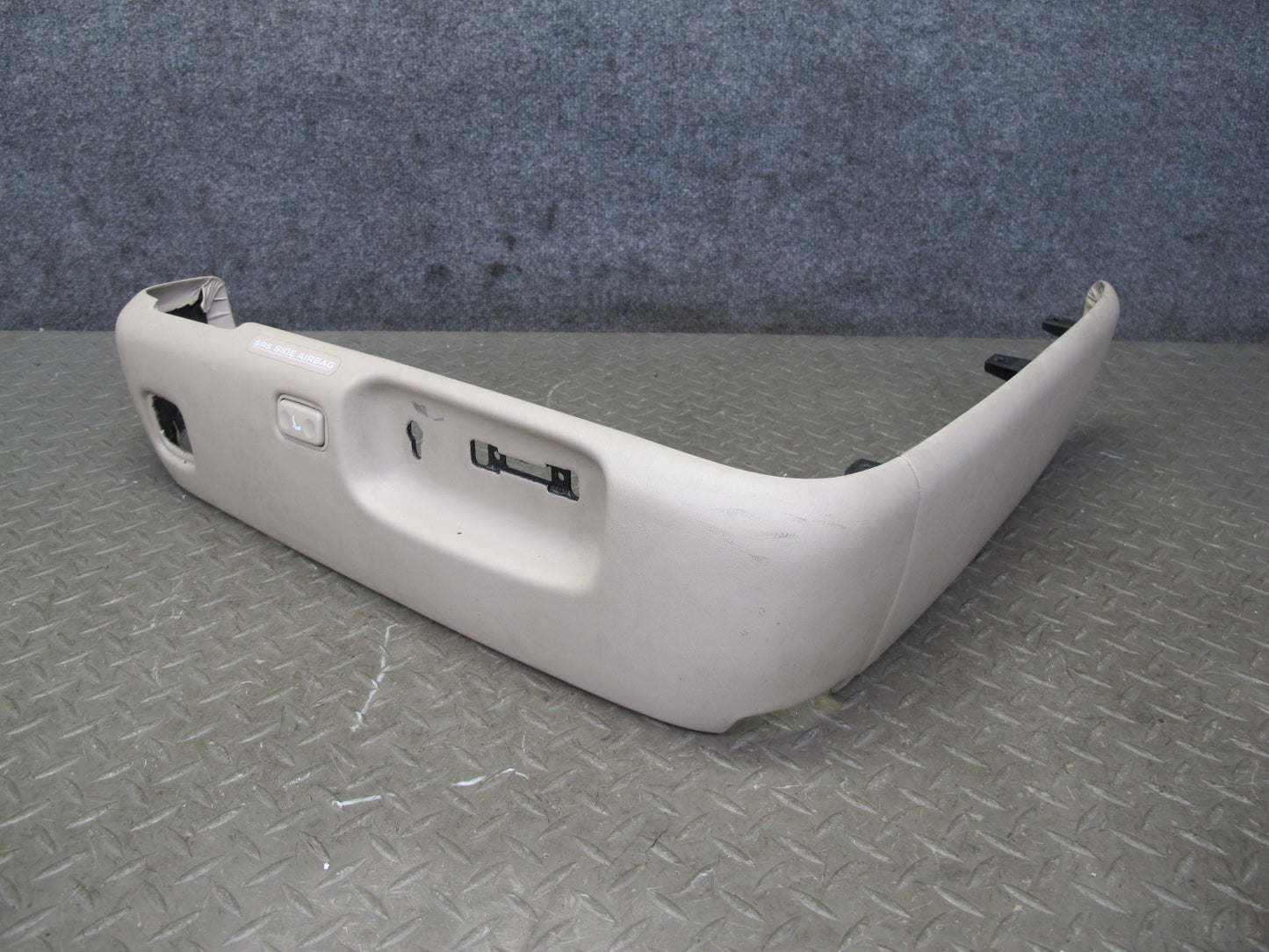 98-00 Lexus UCF20L LS400 Front Right Seat Adjust Trim Cover Panel Set Ivory OEM