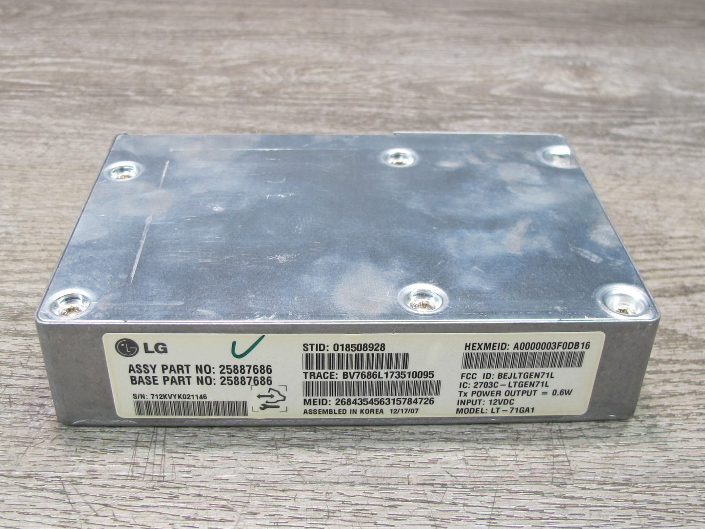 2008 Hummer H2 Onstar Communication Control Module OEM