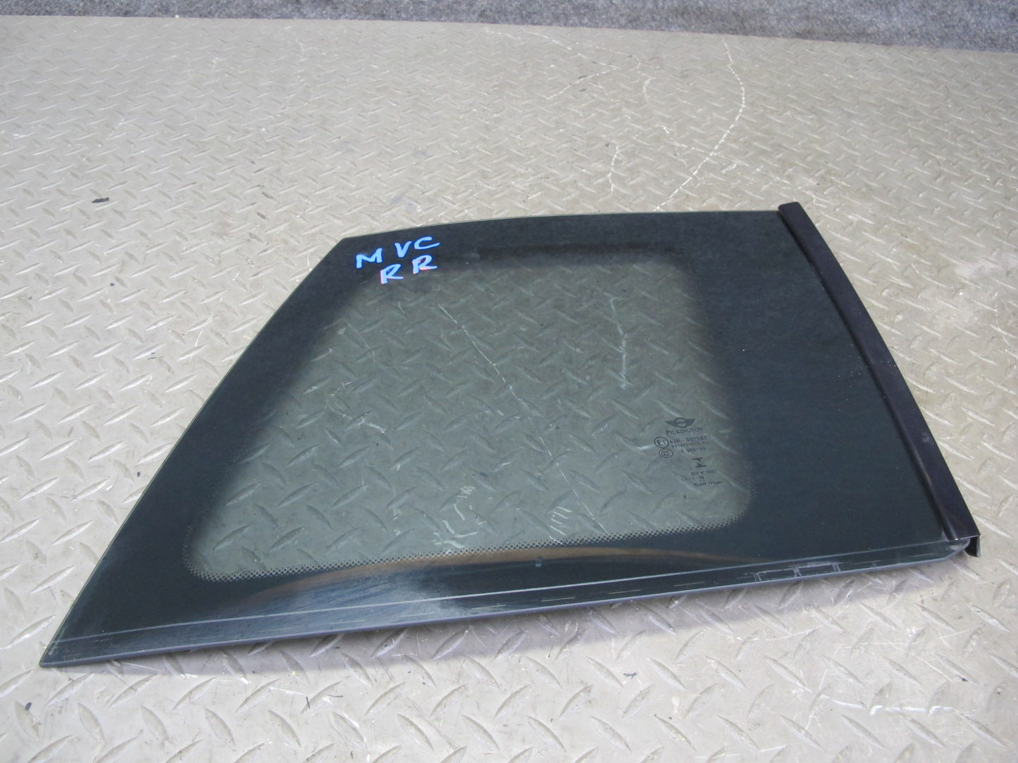 11-15 Mini Cooper R60 Countryman Rear Right Quarter Glass Window OEM