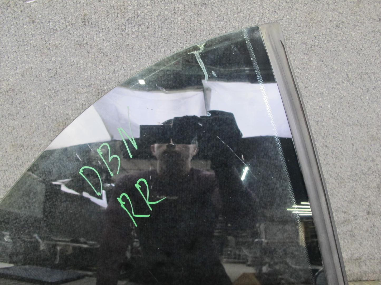 08-13 BMW E88 135i Convertible Rear Right Quarter Window Glass OEM