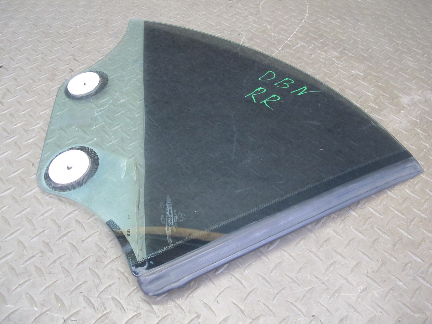 08-13 BMW E88 135i Convertible Rear Right Quarter Window Glass OEM