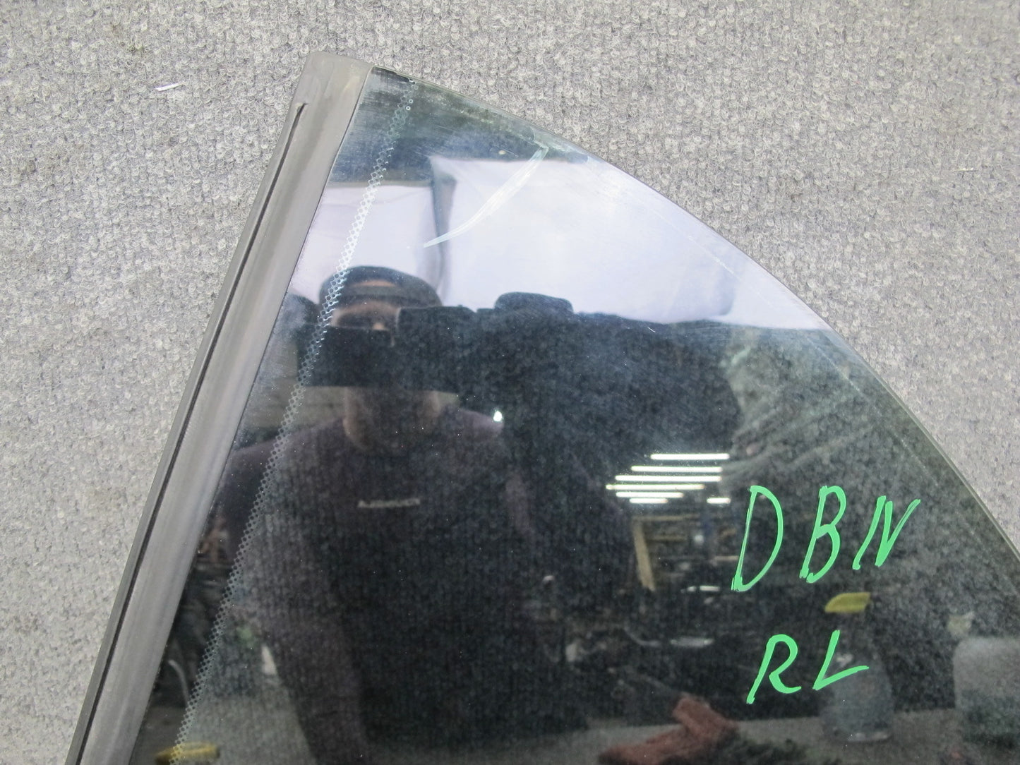 08-13 BMW E88 135i Convertible Rear Left Quarter Window Glass OEM