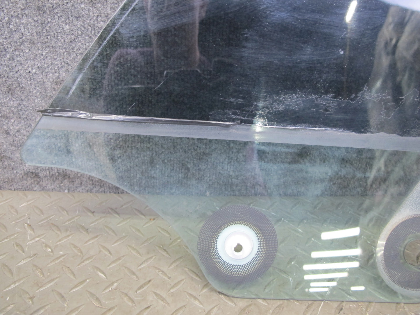 08-13 BMW E88 135i Convertible Rear Left Quarter Window Glass OEM