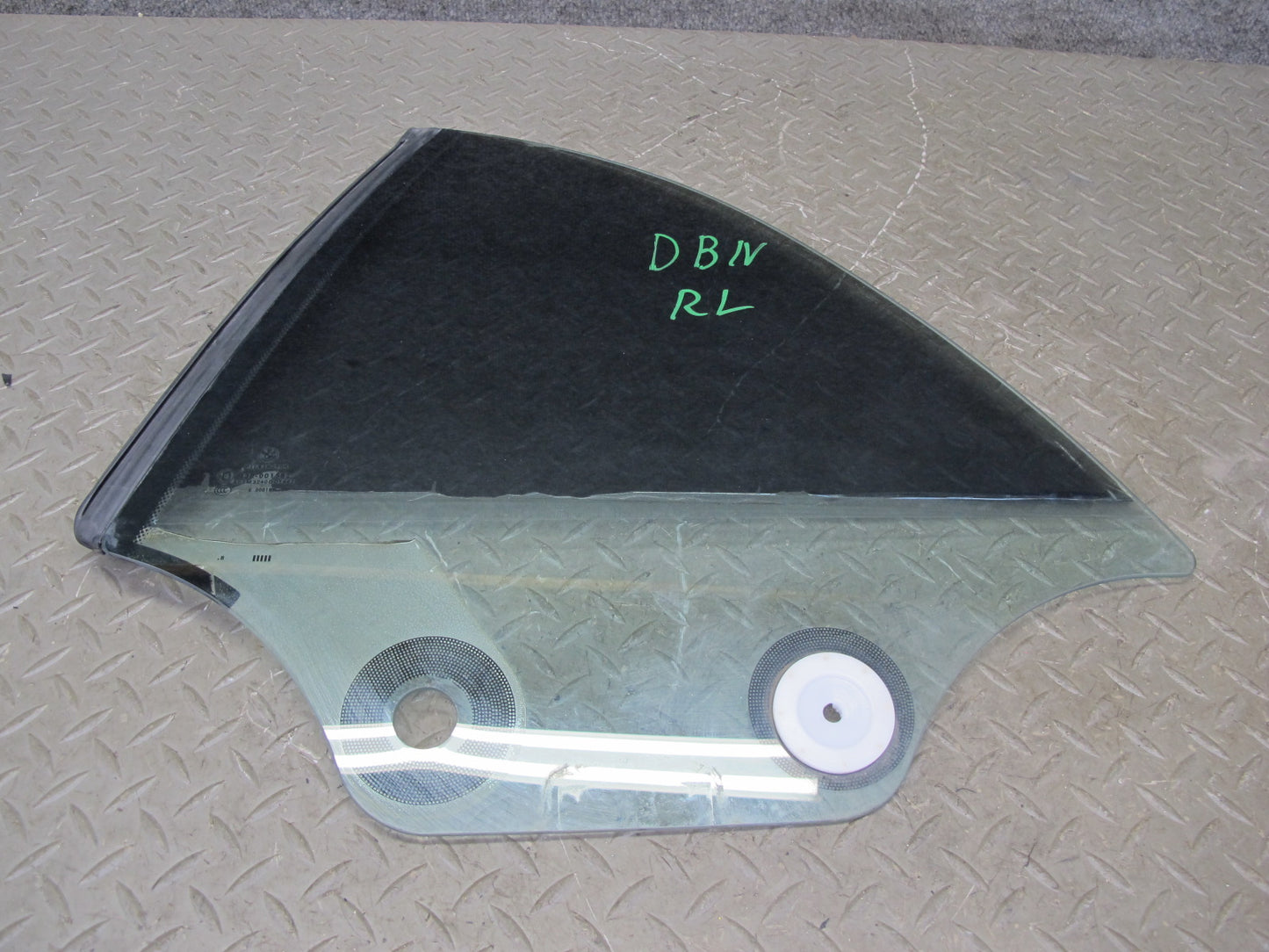 08-13 BMW E88 135i Convertible Rear Left Quarter Window Glass OEM