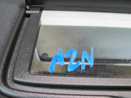 09-20 Nissan Z34 370Z Coupe Set of 2 Front Right & Left Sunvisor Black OEM