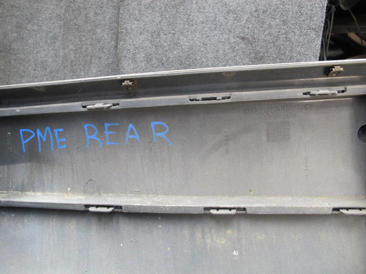 94-95 Mercedes W124 300D Sedan Rear Bumper Cover Silver OEM