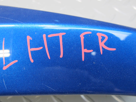 03-09 Hummer H2 Front Right Wheel Arch Fender Flare Trim Molding Pacific Blue