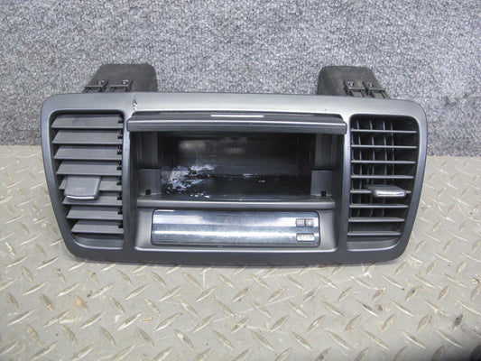 2005 Subaru Legacy GT Dash Center Air Vent w Storage & Clock Assembly Black OEM