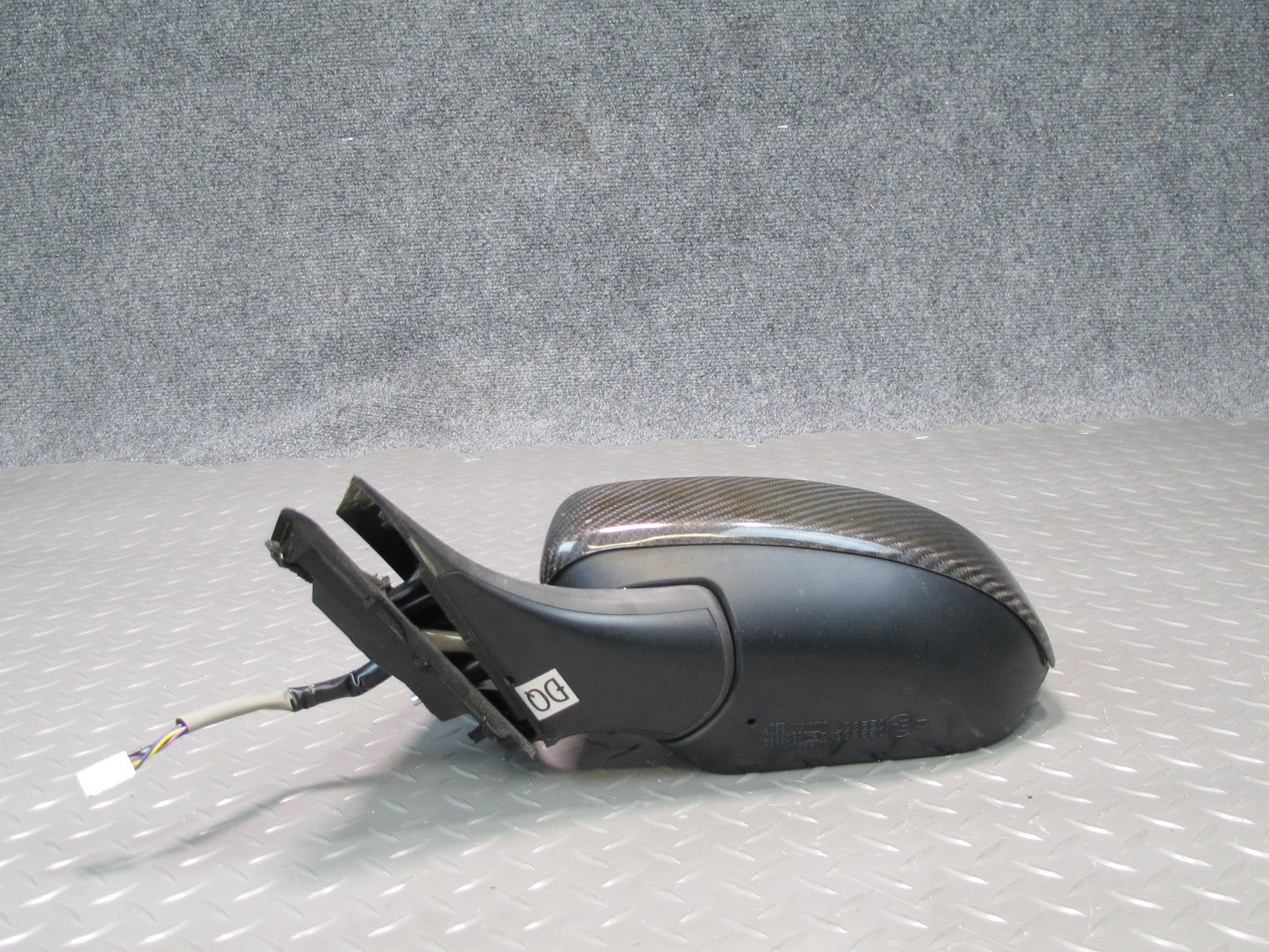 09-20 Nissan Z34 370Z Left Side View Exterior Power Heated Mirror Carbon OEM