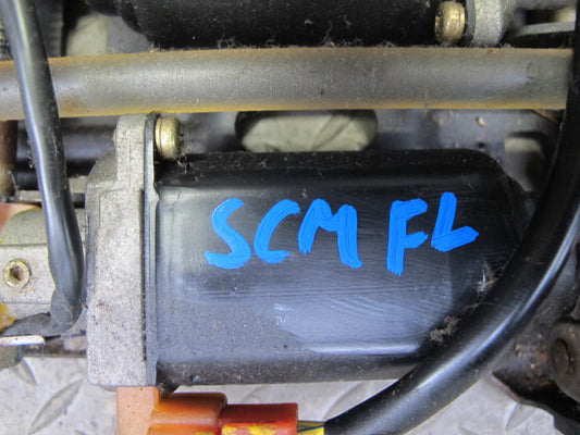 92-94 Lexus SC300 SC400 Front Left Seat Lower Frame Track Rail w Motors OEM