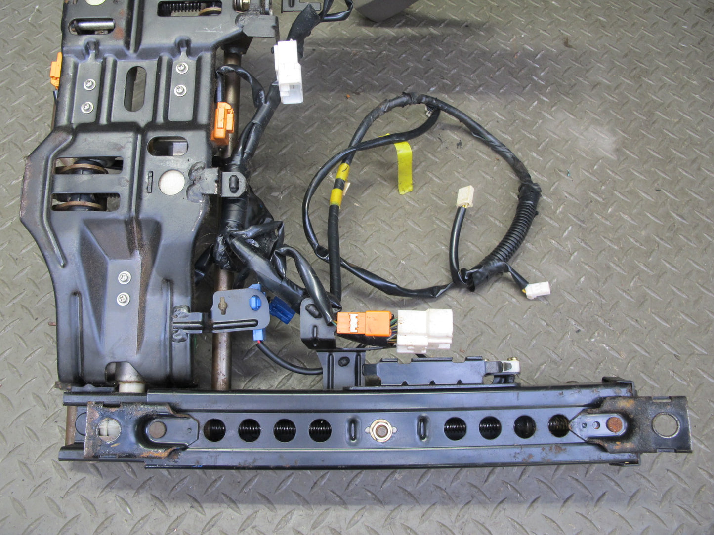 95-00 Lexus SC300 SC400 Front Right Seat Lower Frame Track Rail w Motors OEM