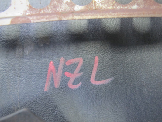 90-91 Nissan Z32 300ZX 2+0 Coupe Rear Center Console Trim Cover Gray OEM