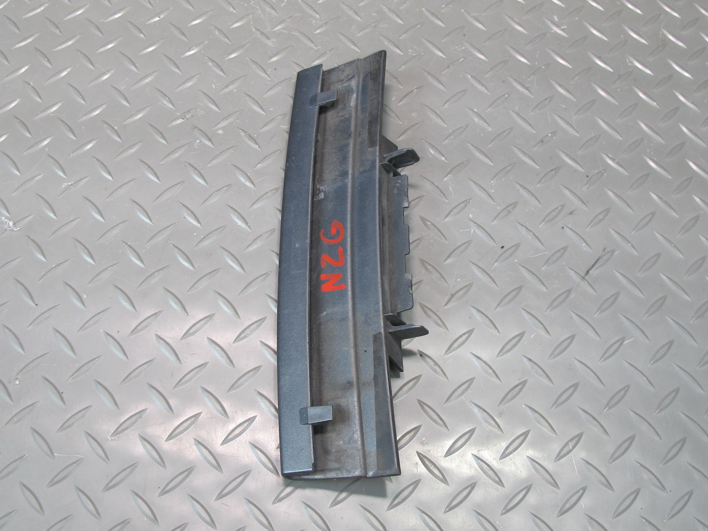 06-09 Nissan Z33 350Z Front Bumper Center Cover Spacer Silver OEM