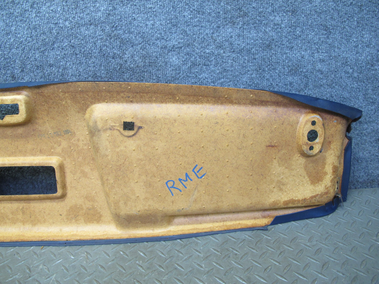 82-85 Mercedes W123 300D Front Interior Headliner Trim Cover Panel Blue OEM