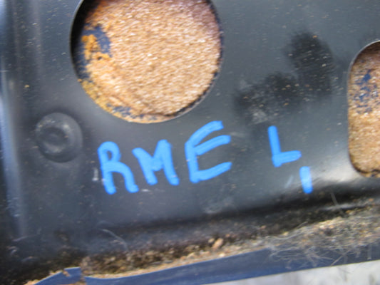 82-85 Mercedes W123 Sedan Left & Right B Pillar Upper Trim Panel Blue Set OEM