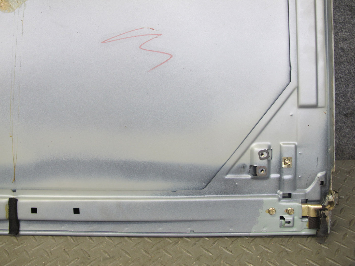 77-85 Mercedes W123 300D Sedan Sunroof Cover Panel Silverblue Metallic OEM