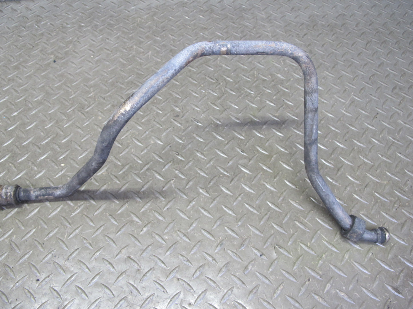81-85 Mercedes W123 300D OM617 Set of 2 Engine Oil Cooler Hose Pipe Line OEM