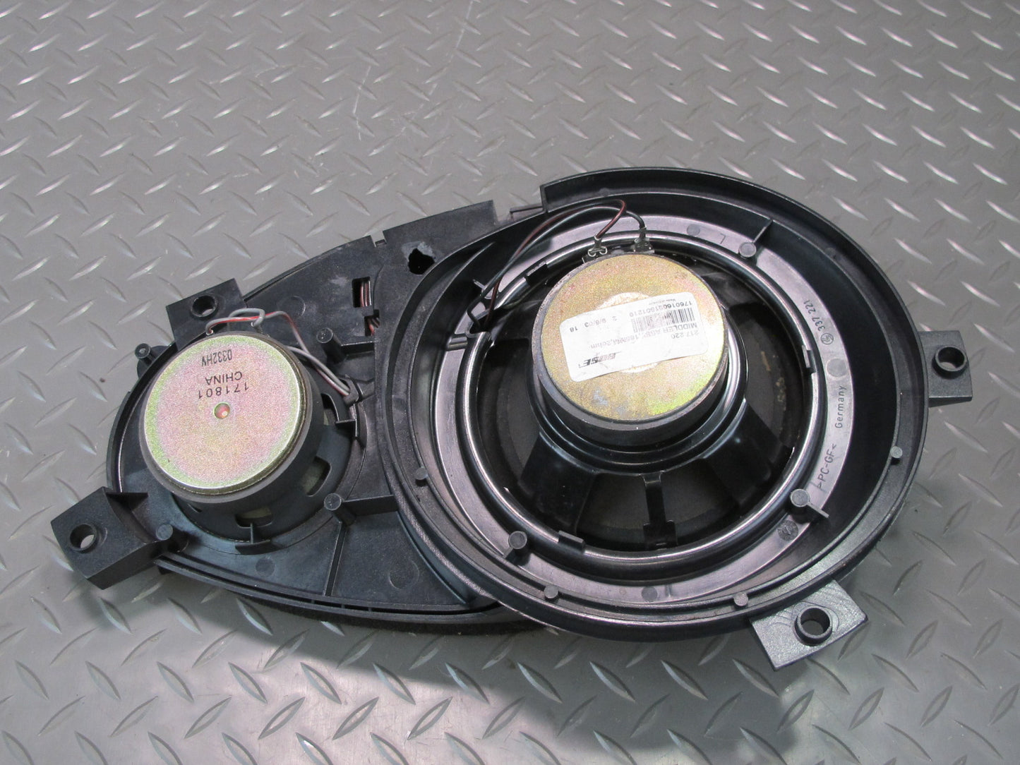 03-08 Mercedes R230 Sl-class Set of 2 Left & Right Door Bose Audio Speaker OEM