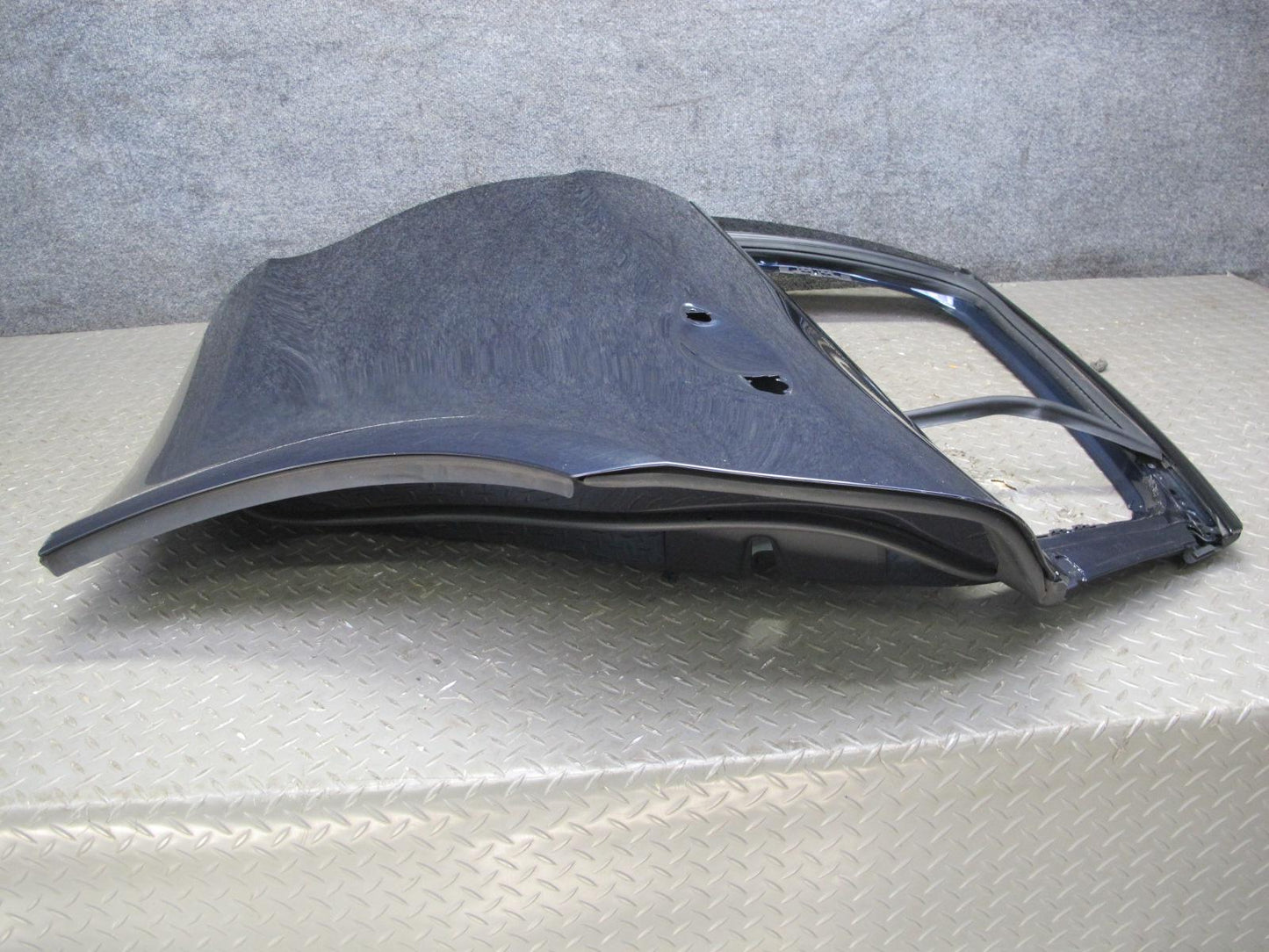 17-23 Porsche Panamera 971 Rear Left Door Shell Panel Night Blue Metallic