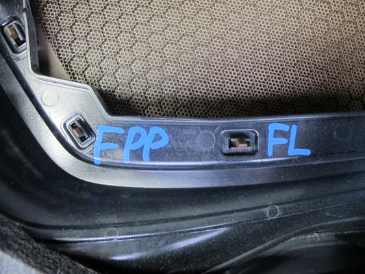 17-23 Porsche Panamera 971 Front Door Interior Trim Cover Panel Set Saddle Brown