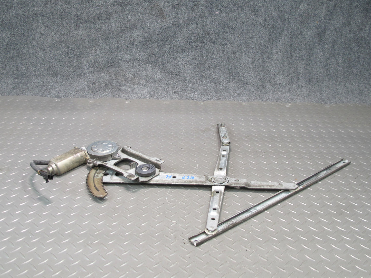 90-96 Nissan Z32 300ZX Coupe Left Driver Door Window Regulator w Motor OEM