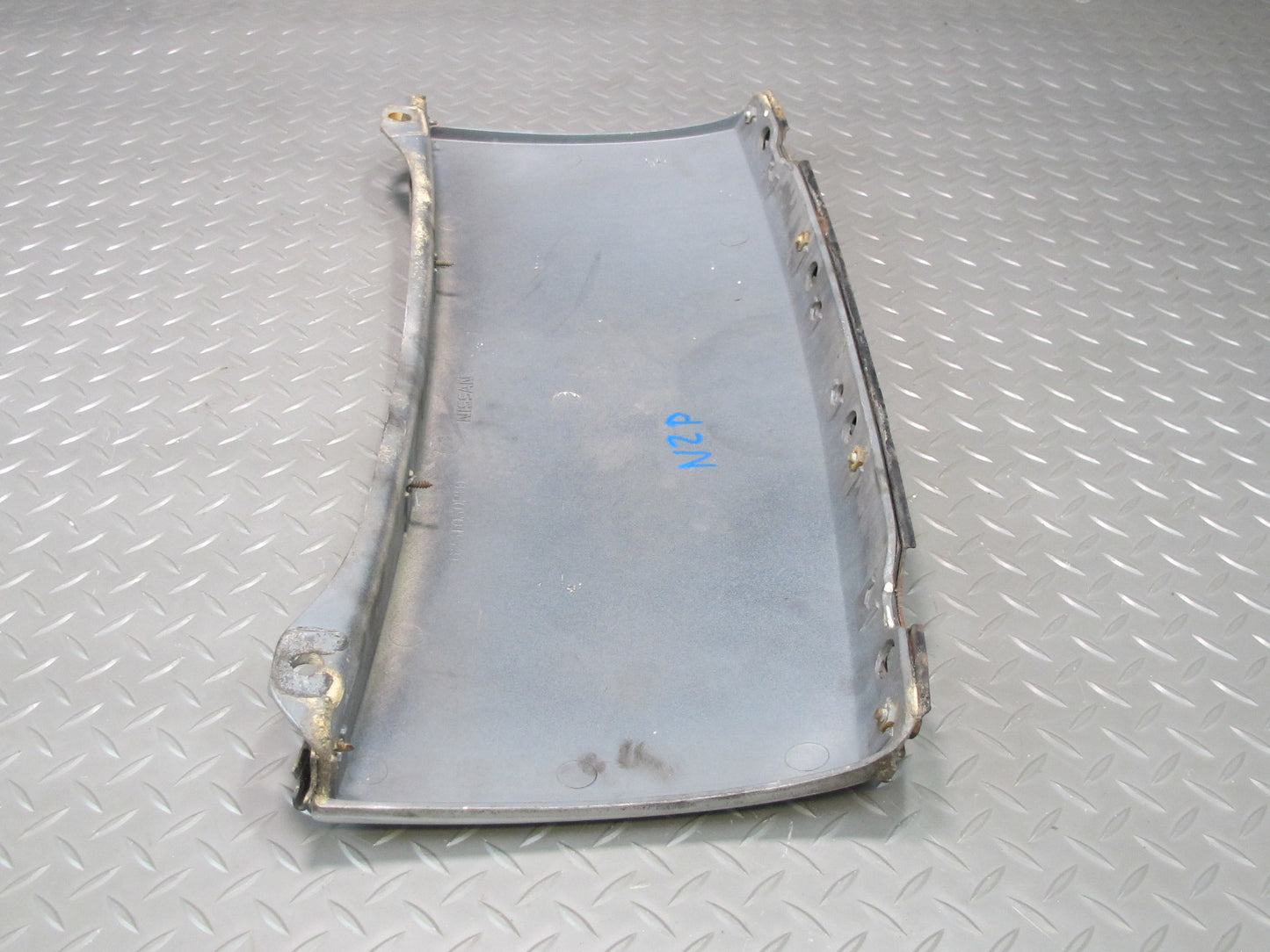 1990 Nissan Z32 300ZX Front Bumper Nose Trim Cover Panel Silver 62310-30P10 OEM