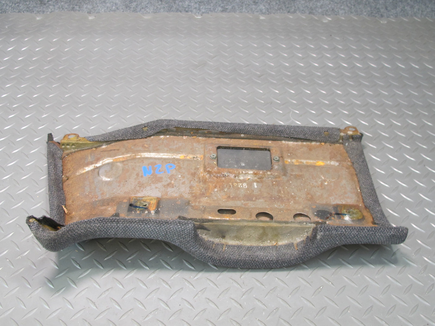 90-91 Nissan Z32 300ZX Dash Front Left Lower Knee Trim Cover Panel Gray OEM