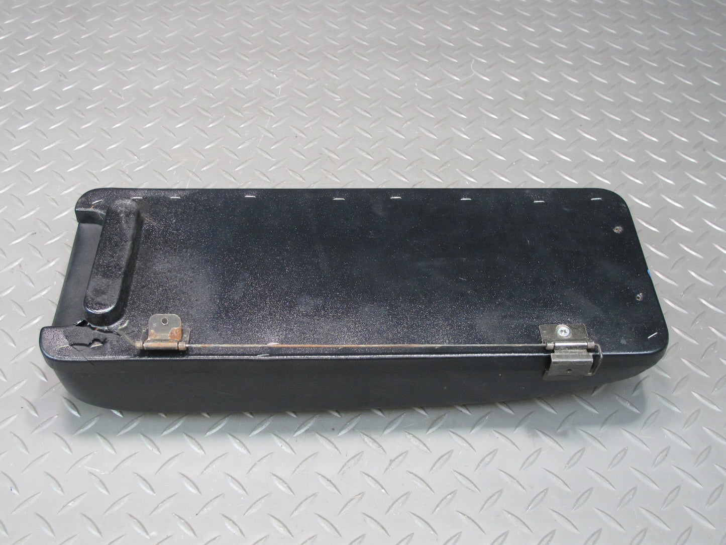 77-78 Datsun S30 280Z Center Console Leather Armrest Lid Cover Black OEM