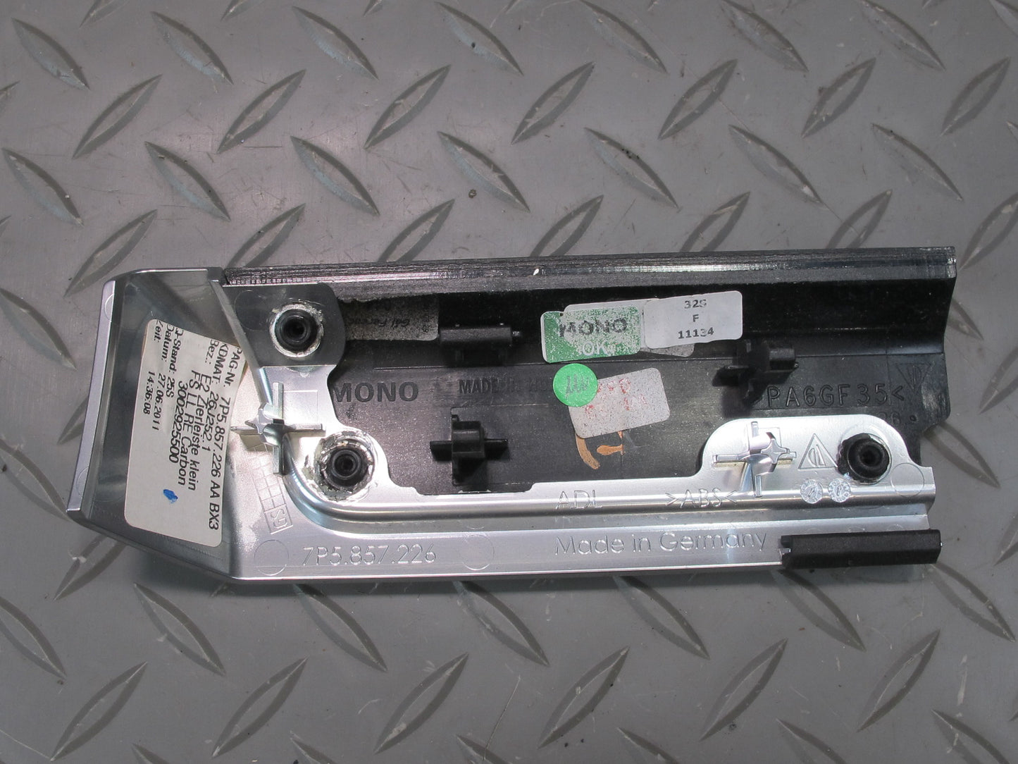 2011-2018 Porsche Cayenne 958 Front & Rear Door Dash Carbon Trim Cover Panel Set