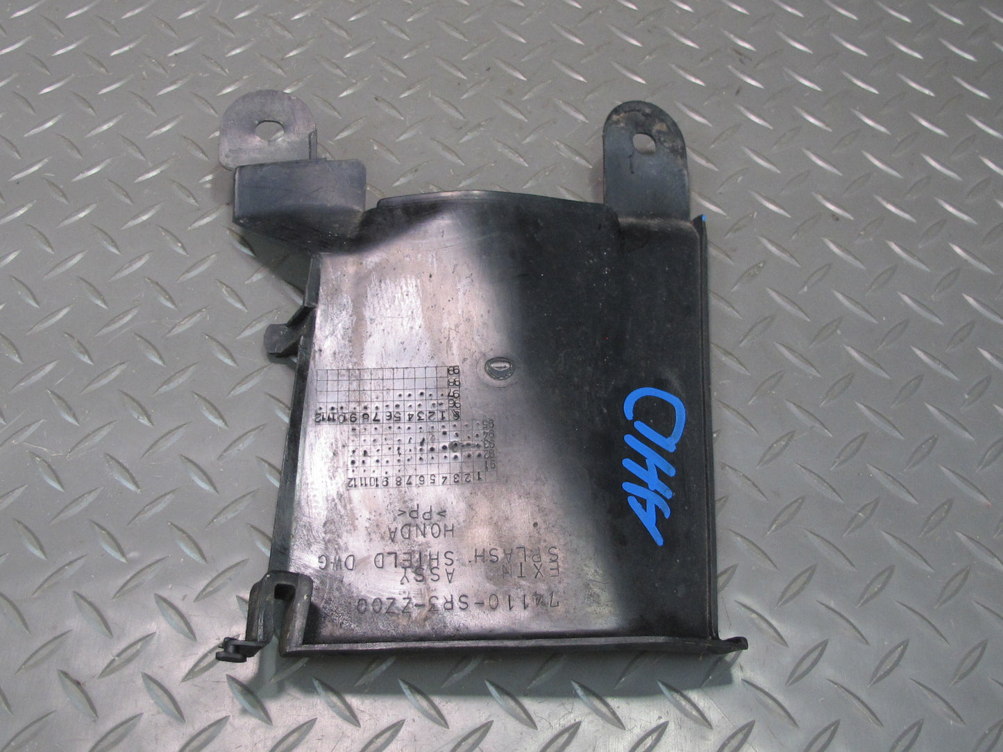 93-97 Honda DEL SOL EH6 Under Engine Front Right Splash Shield Guard OEM