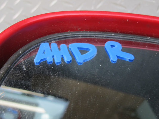 93-97 Honda DEL SOL S Right Passenger Door Exterior Manual Mirror Milano RED OEM