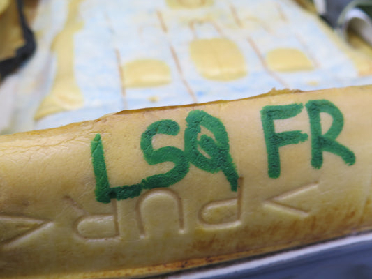 98-00 Lexus UCF20L LS400 Front Right Seat Upper Leather Cushion Gray OEM