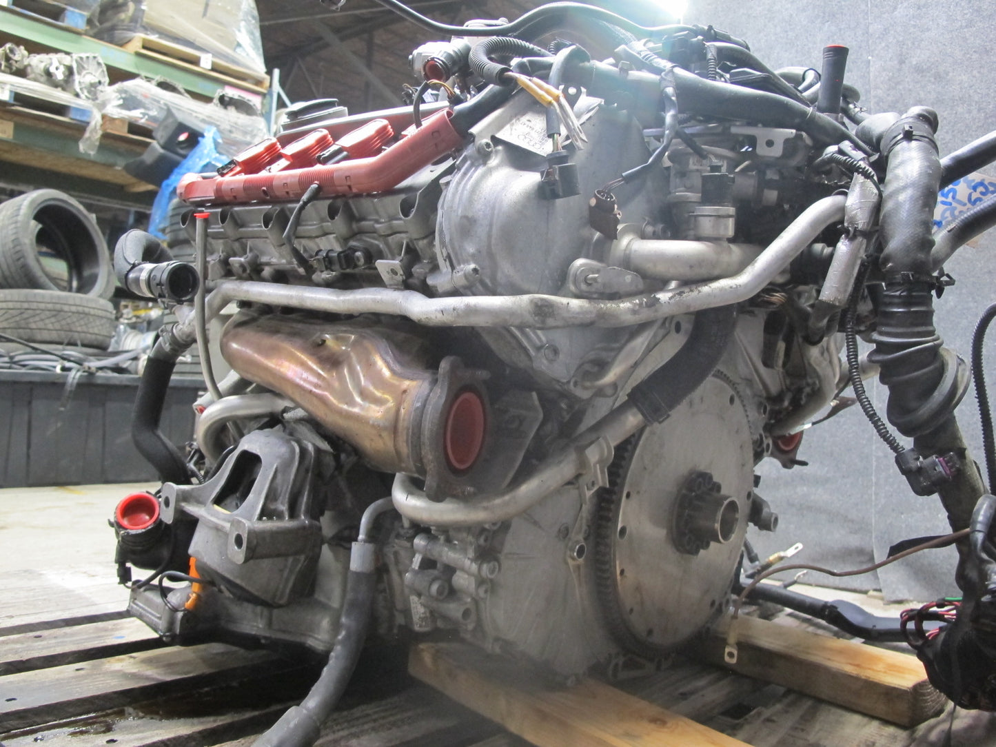 09-12 Audi S5 4.2L Caua AWD VIN V 5TH Digit A/T Complete Engine Motor 101K Miles