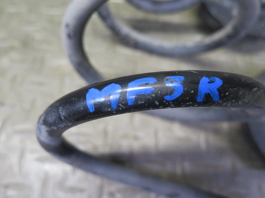 08-12 Audi 8T S5 4.2L Coupe AWD Rear Left & Right Coil Spring w Bushing Set OEM