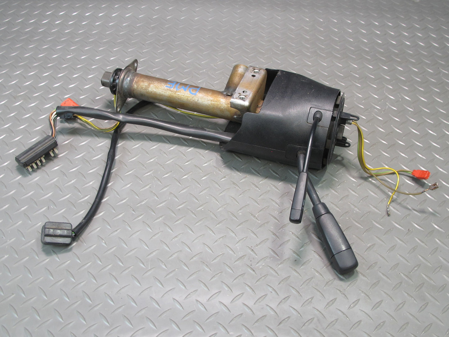 94-95 Mercedes 300D W124 Steering Column & Cover w Turn Wiper Cruise Switch OEM