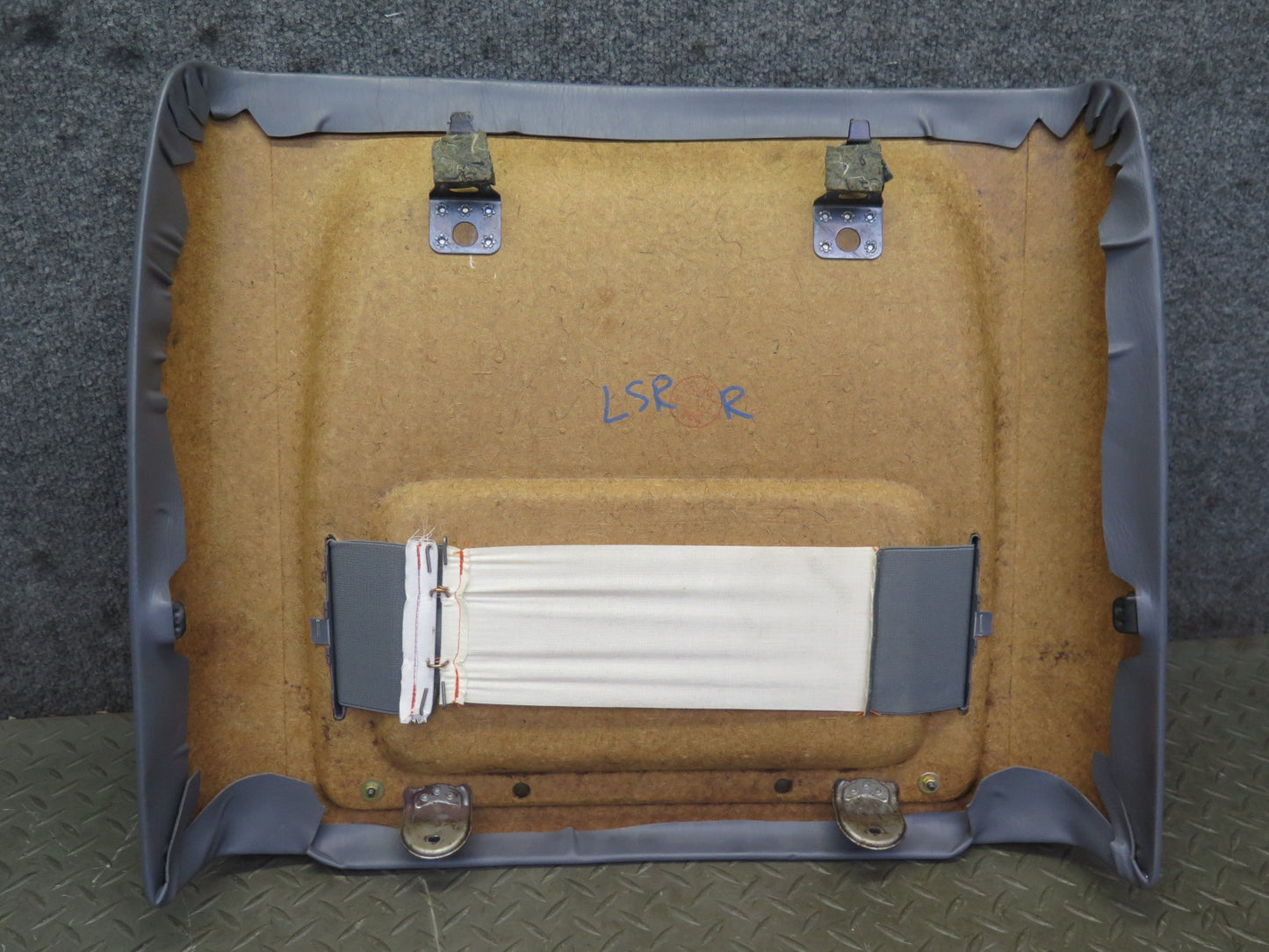 97-00 Lexus UCF20 LS400 Front Right Seat Backrest Back Trim Cover Panel Gray OEM