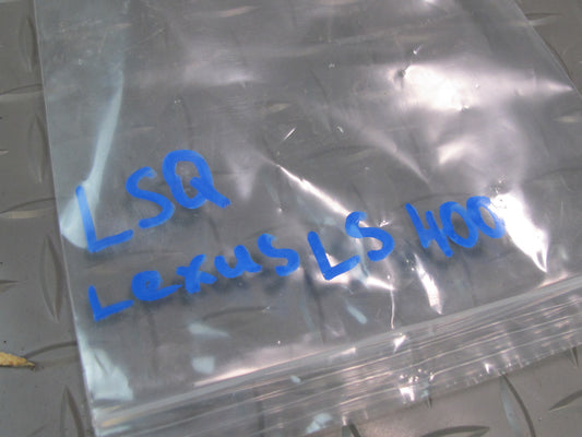 95-00 Lexus UCF20L LS400 Rear Trunk Lid Badge Emblem Logo Black Set OEM