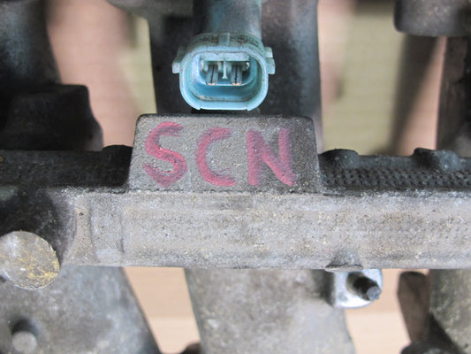 98-00 Lexus SC300 2JZGE Engine Lower Intake Manifold w Pressure Hard Line OEM