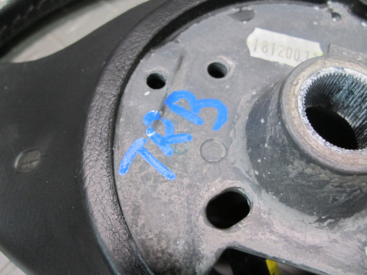 01-06 BMW E46 330ci 3-SPOKE Sport Leather Steering w Controls Black 6753957 OEM