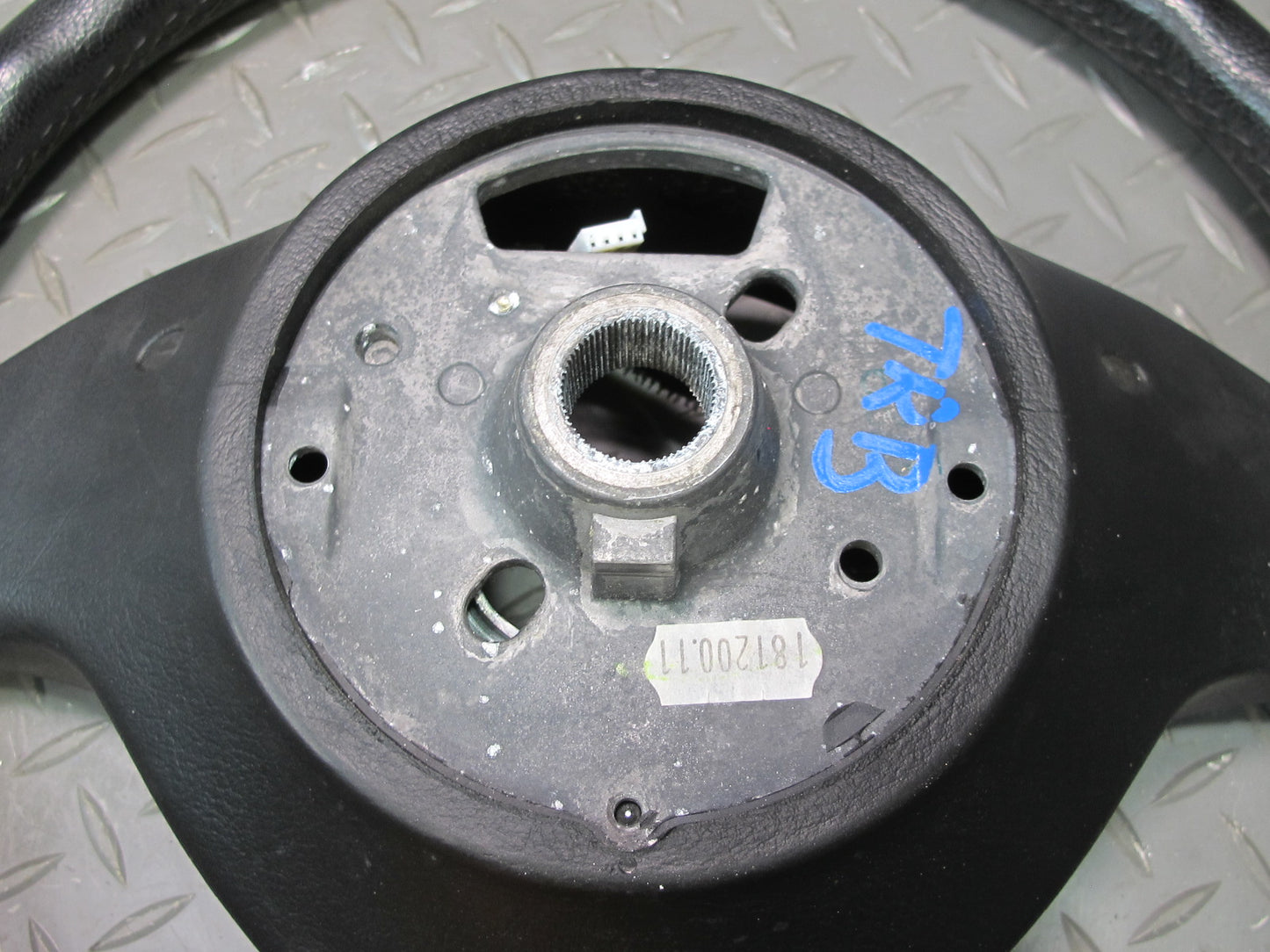 01-06 BMW E46 330ci 3-SPOKE Sport Leather Steering w Controls Black 6753957 OEM